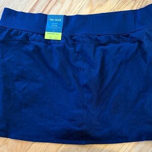 tek gear navy blue athletic skort
